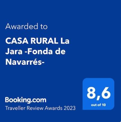 Hotel Casa Rural La Jara -Fonda De Navarres- Exterior foto